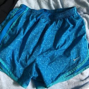 Blue women’s Nike shorts